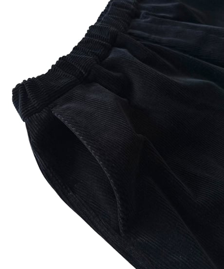 YOKO SAKAMOTO / LIVING PANTS corduroy -BLACK-
