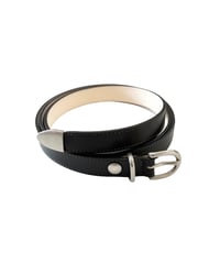 Post Production / WESTERN BELT vachetta -BLACK-