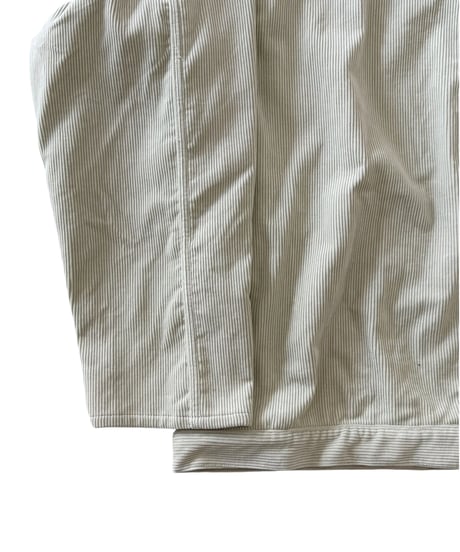 YOKO SAKAMOTO / WORK BLOUSE corduroy -IVORY-