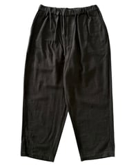 YOKO SAKAMOTO / WIDE EASY PANTS brushed flannel -OLIVE-