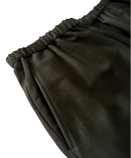 YOKO SAKAMOTO / RELAX EASY PANTS wool gabardine -OLIVE×BEIGE-
