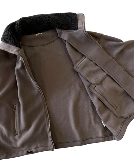 refomed / CASTRO FLEECE JUMPER -BEIGE-
