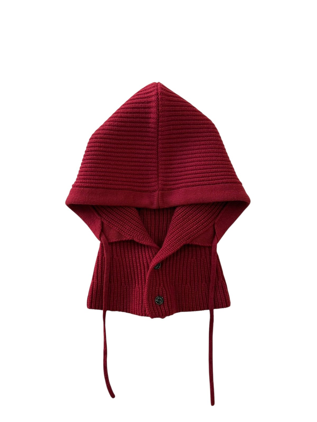 refomed / IDLE KNIT BALACLAVA -RED- | YURAGI