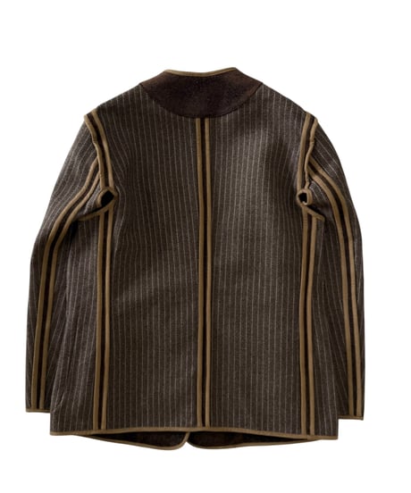 Nomàt / REVERSIBLE JK needle wool -BROWN-