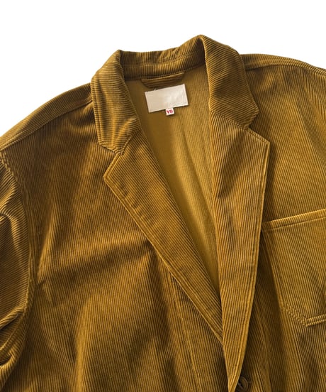 YOKO SAKAMOTO / WORK SUIT JACKET corduroy -AMBER-