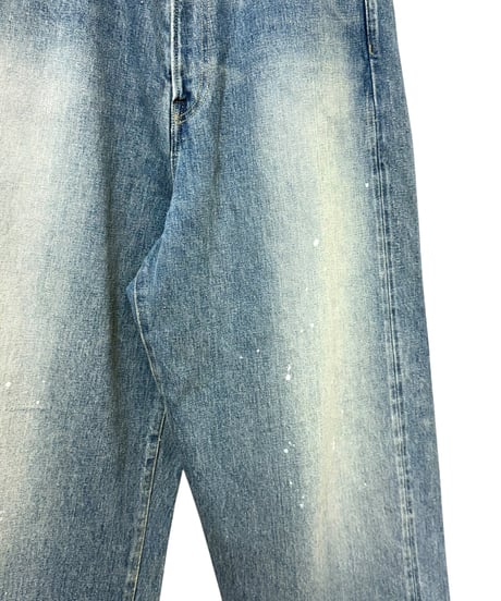 YOKO SAKAMOTO / 5POCKET BAGGY PANTS "USED FADE" -FADE INDIGO-