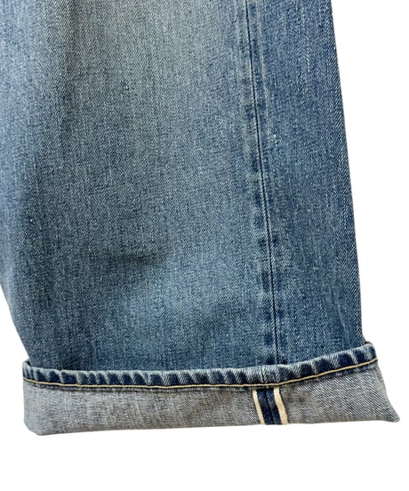 YOKO SAKAMOTO / 5POCKET BAGGY PANTS "USED FADE" -FADE INDIGO-