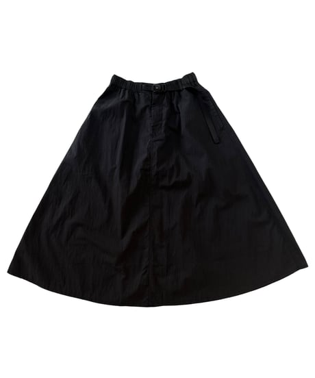 【26SS】  HAVEOFFDUTY / C/N COMFORTABLE EASY SKIRT -BLACK-