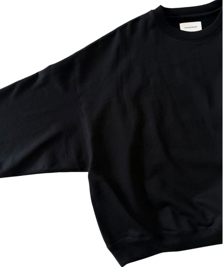 MARKAWARE / Organic Cotton Heavy Fleece / Huge Sweat Short -Black-