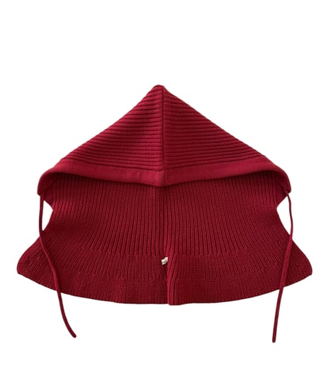 refomed / IDLE KNIT BALACLAVA -RED-