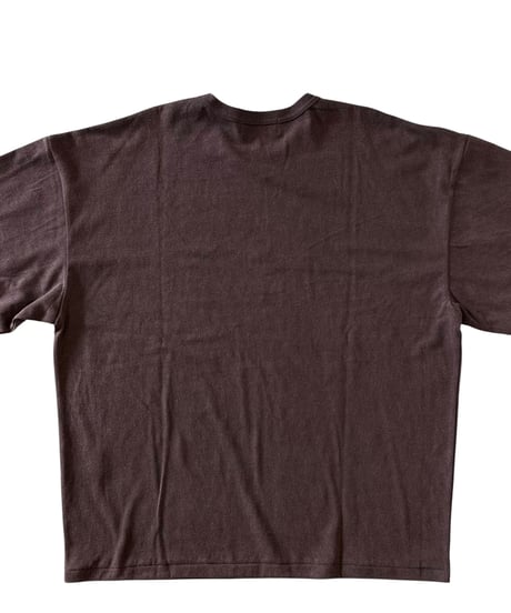 【26AW】 refomed / FRESH MAN LAYERED TEE “CHECK” - BROWN-