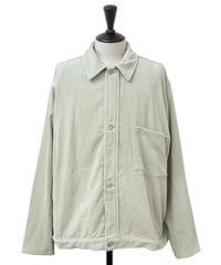 YOKO SAKAMOTO / WORK BLOUSE corduroy -IVORY-
