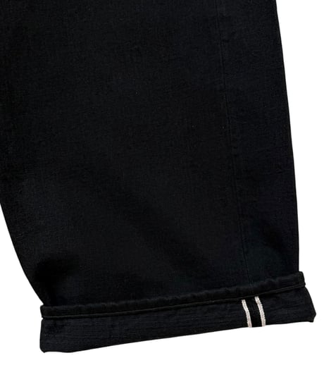 YOKO SAKAMOTO / 5POCKET BAGGY PANTS "ONE WASH" -BLACK-