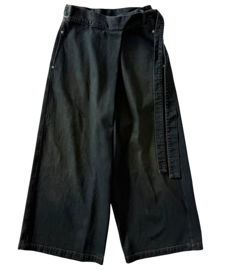 Nomàt / WRAP PANTS denim -MOSS-