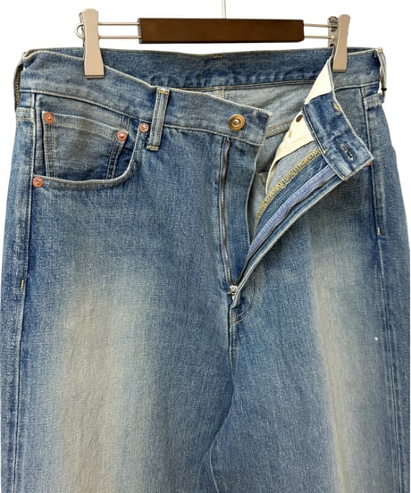 YOKO SAKAMOTO / 5POCKET BAGGY PANTS "USED FADE" -FADE INDIGO-