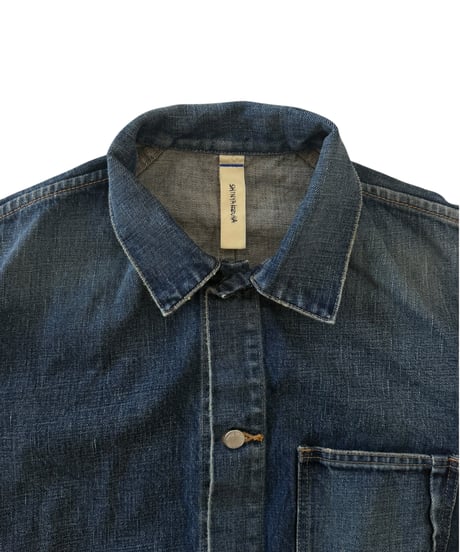 SHINYAKOZUKA / WASHED ORDINARY CITY ANTIQUE MINER (ISSUE#9) -MID INDIGO-