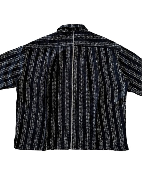 SHINYAKOZUKA / ROOMY SHIRT (ISSUE#9) -BLACK WITH SNOW-
