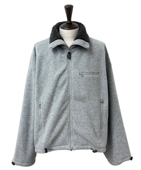 refomed / CASTRO FLEECE JUMPER -GRAY-