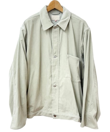 YOKO SAKAMOTO / WORK BLOUSE corduroy -IVORY-
