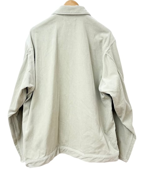 YOKO SAKAMOTO / WORK BLOUSE corduroy -IVORY-