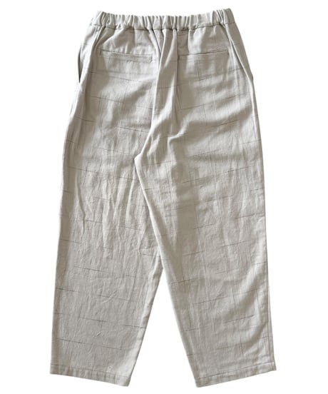 YOKO SAKAMOTO / WIDE EASY PANTS brushed flannel -BEIGE-