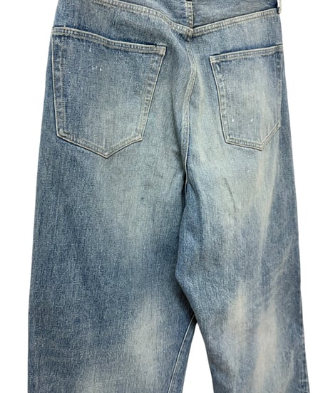 YOKO SAKAMOTO / 5POCKET BAGGY PANTS "USED FADE" -FADE INDIGO-