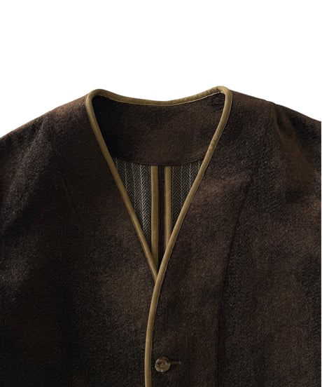 Nomàt / REVERSIBLE JK needle wool -BROWN-