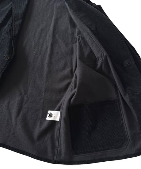 YOKO SAKAMOTO / WORK SUIT JACKET corduroy -BLACK-