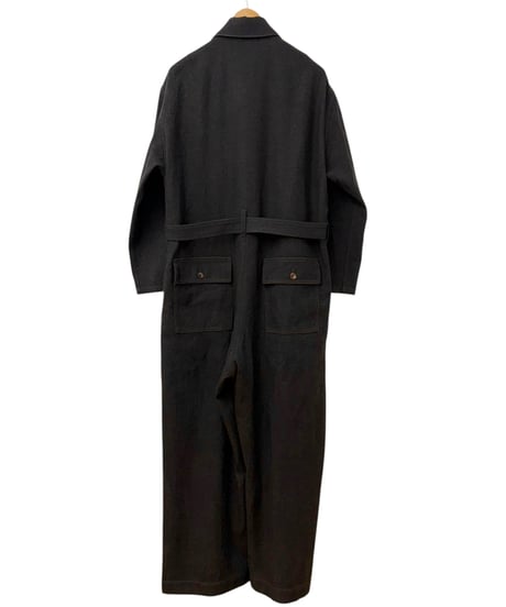 Nomàt / JUMP SUIT c/w denim -DARK BROWN-