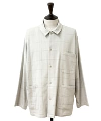 YOKO SAKAMOTO / WORK SHIRT brushed flannel -BEIGE-