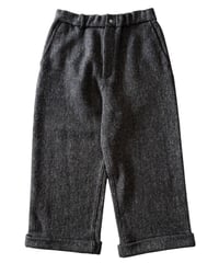YOKO SAKAMOTO / BC CROPPED TROUSERS beach cloth -CHARCOAL GRAY-