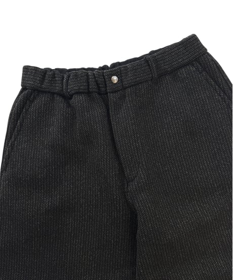 YOKO SAKAMOTO / BC CROPPED TROUSERS beach cloth -BLACK-