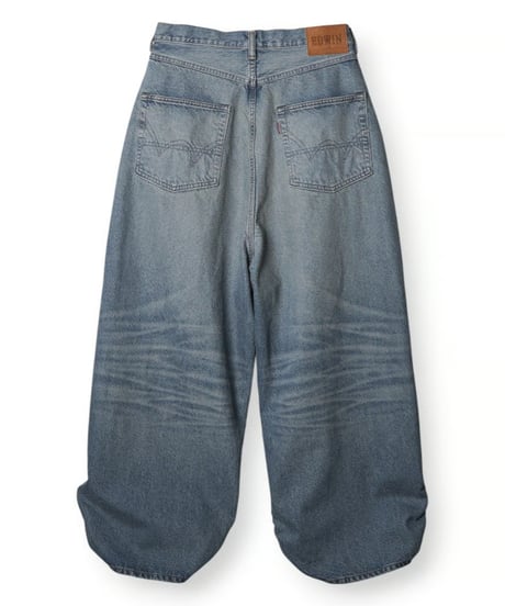 【26AW】 refomed / FRESH MAN DENIM WIDE PANTS by EDWIN "USED" -LIGHT INDIGO-
