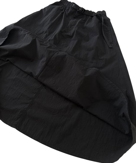 【26SS】  HAVEOFFDUTY / C/N COMFORTABLE EASY SKIRT -BLACK-