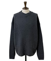 nakedgauge / COMFORT TOUCH DOUBLE COLLAR PULLOVER -CHARCOAL-