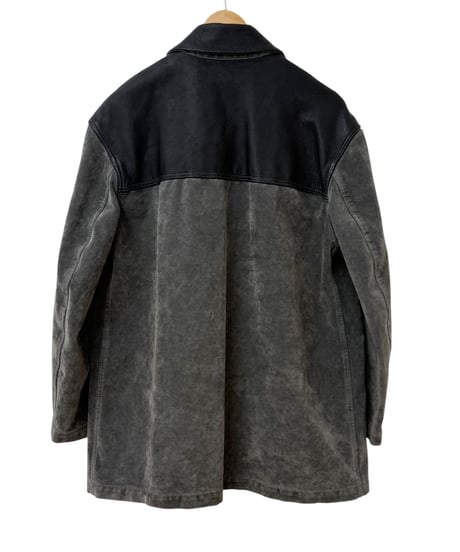 Nomàt / UTULITY JK flocky denim -ASH BLACK-
