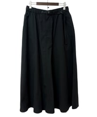 【26SS】  HAVEOFFDUTY / C/N COMFORTABLE EASY SKIRT -BLACK-