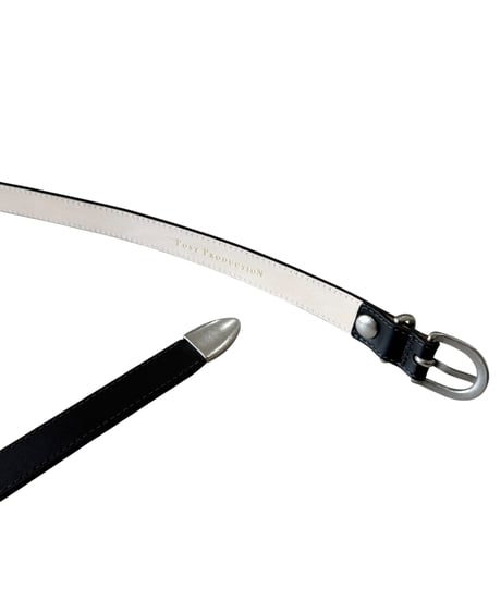Post Production / WESTERN BELT vachetta-BLACK-