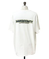【26SS】  HAVEOFFDUTY / LUMINESCENCE LOGO TEE -OFF WHITE-
