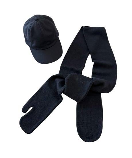 【26AW】 SHINYAKOZUKA / a' lost glove cap with KIJIMATAKAYUKI -NIGHT BLACK-