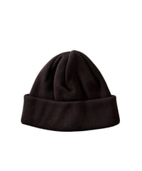 YOKO SAKAMOTO / KNIT BIG WATCH CAP cotton cahimere -BROWN-