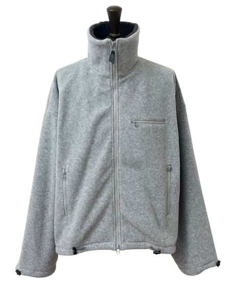 refomed / CASTRO FLEECE JUMPER -GRAY-
