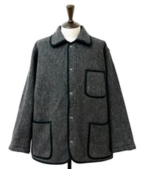 YOKO SAKAMOTO / BC WORK JACKET beach cloth -CHARCOAL GRAY-