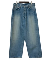 YOKO SAKAMOTO / 5POCKET BAGGY PANTS "USED FADE" -FADE INDIGO-