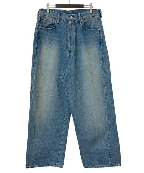 YOKO SAKAMOTO / 5POCKET BAGGY PANTS "USED FADE" -FADE INDIGO-