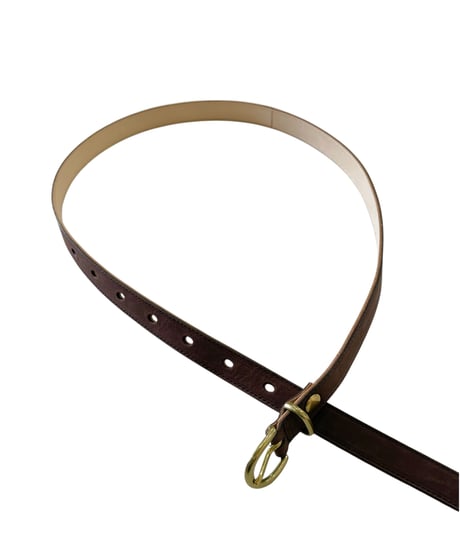 Post Production / WESTERN BELT horse nuback -VINTAGE BROWN-