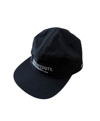 【26SS】  HAVEOFFDUTY / LOGO CAMP CAP -BLACK-