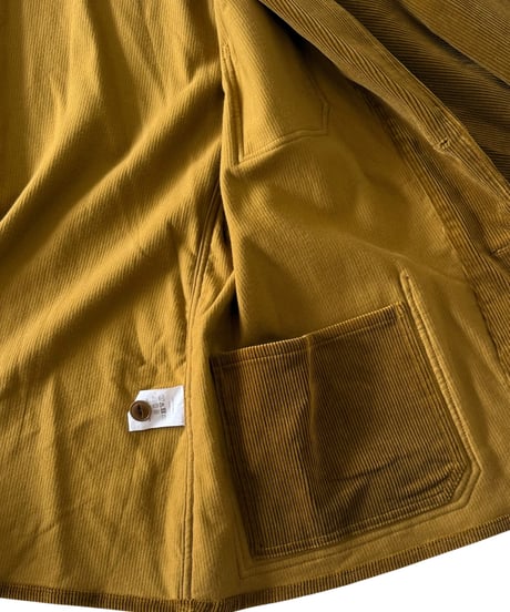 YOKO SAKAMOTO / WORK SUIT JACKET corduroy -AMBER-