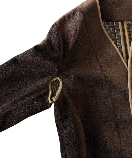 Nomàt / REVERSIBLE JK needle wool -BROWN-
