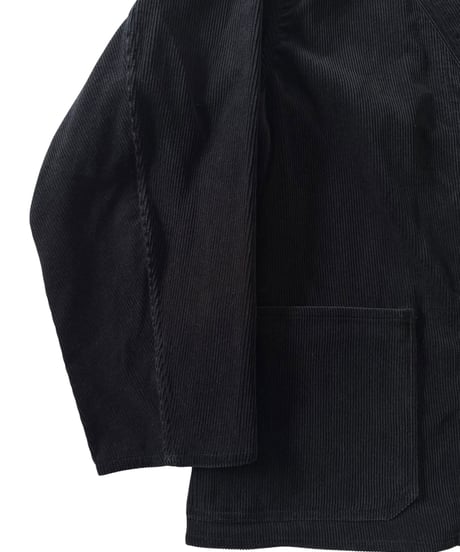 YOKO SAKAMOTO / WORK SUIT JACKET corduroy -BLACK-